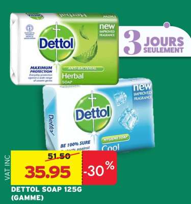 DETTOL SOAP 125G (GAMME)