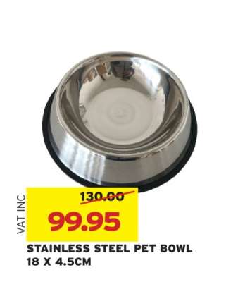 STAINLESS STEEL PET BOWL
