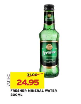 FRESHER MINERAL WATER