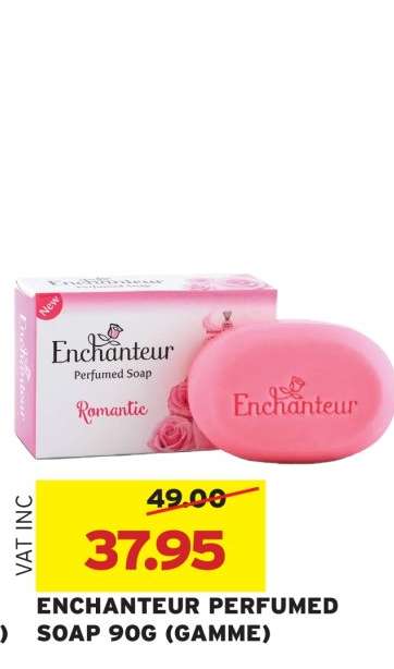ENCHANTEUR PERFUMED SOAP 90G (GAMME)