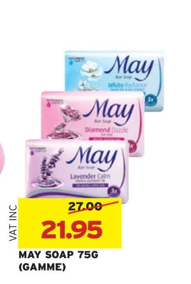 MAY SOAP 75G (GAMME)