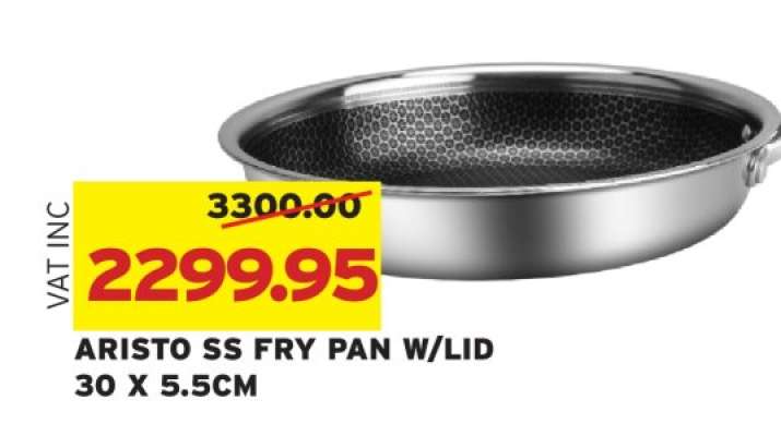ARISTO SS FRY PAN W/LID