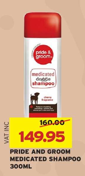 PRIDE AND GROOM MEDICATED SHAMPOO 300ML