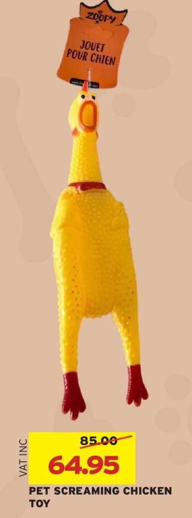 PET SCREAMING CHICKEN TOY