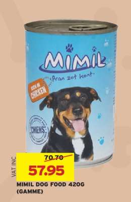 MIMIL DOG FOOD 420G (GAMME)