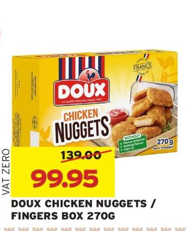 DOUX CHICKEN NUGGETS / FINGERS BOX 270G