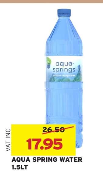 AQUA SPRING WATER 1.5LT
