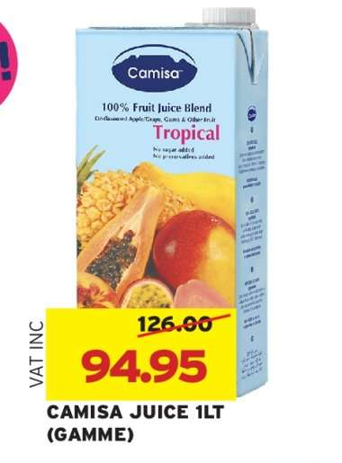CAMISA JUICE 1LT (GAMME)