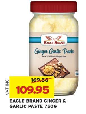 EAGLE BRAND GINGER & GARLIC PASTE 750G