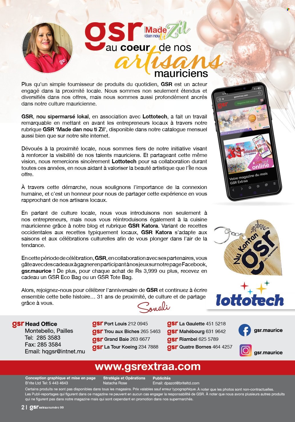 GSR catalogue - 1.09.2025 - 30.09.2025. Page 2