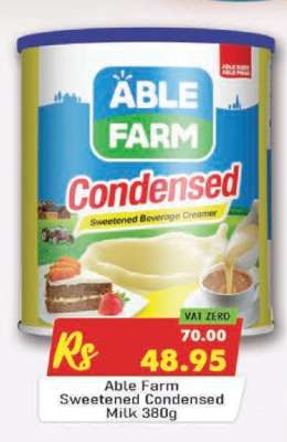 Able Farm Sweetened Condensed Milk 380g