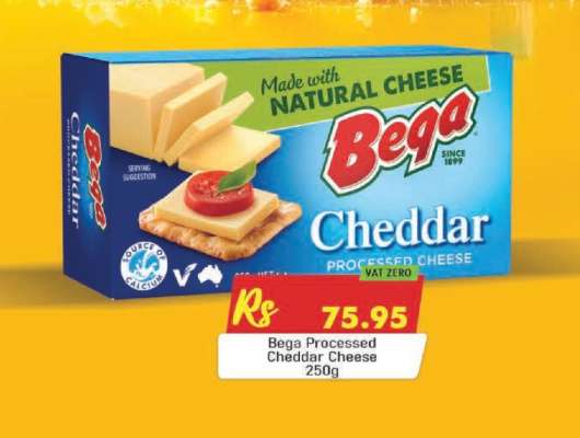Bega Processed Cheddar Cheese
