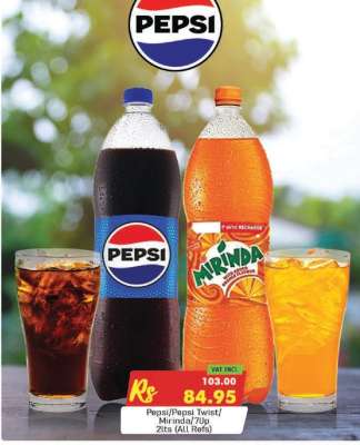 Pepsi / Pepsi Twist / Mirinda / 7Up