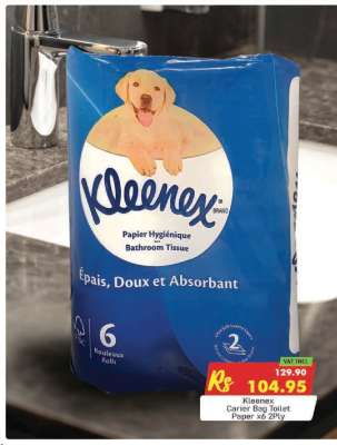 Kleenex Carrier Bag Toilet Paper x6 2ply