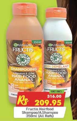 Fructis Hairfood Shampoo/A.Shampoo 350ml (All Refs)