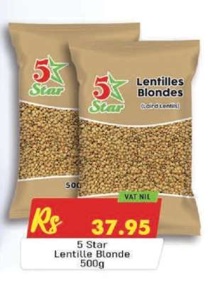5 Star Lentille Blonde