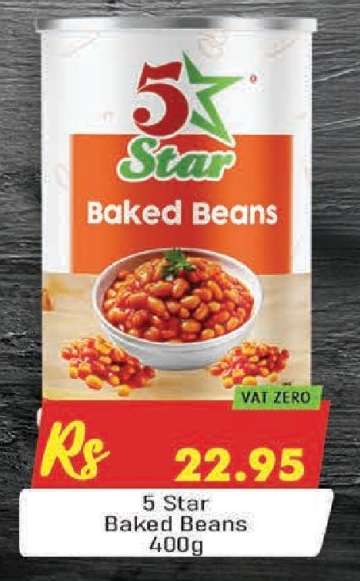 5 Star Baked Beans 400g