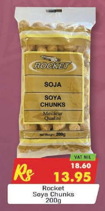 Rocket Soya Chunks 200g