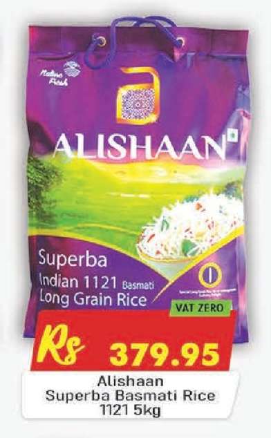 Alishaan Superba Basmati Rice 1121 5kg