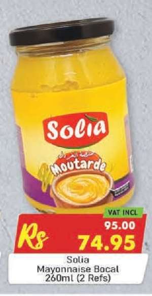 Solia Mayonnaise Bocal