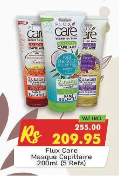 Flux Care Masque Capillaire 200ml (5 Refs)