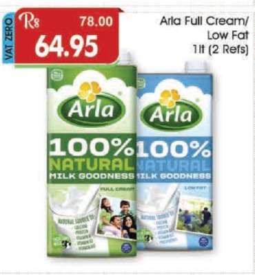 Arla Full Cream/Low Fat Milk