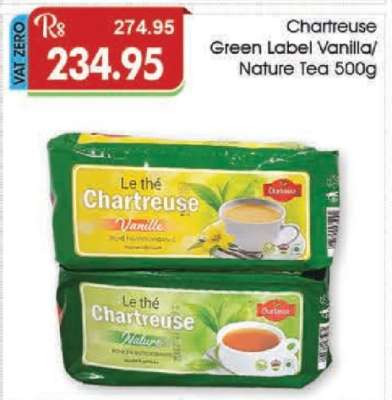 Chartreuse Green Label Vanilla/Nature Tea 500g