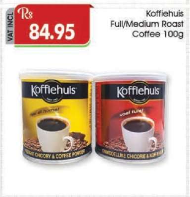 Koffiehuis Full/Medium Roast Coffee 100g