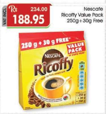 NESCAFE RICOFFY VALUE PACK 250G + 30G FREE