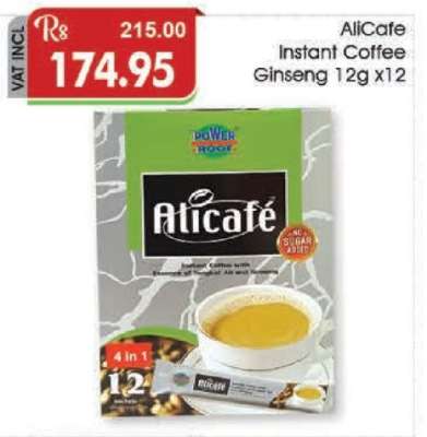 Alicafe Instant Coffee Ginseng 12g x12