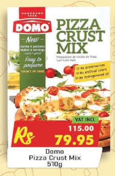 Domo Pizza Crust Mix