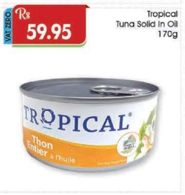 Tropical Tuna Solid in Oil