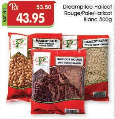 Dreamprice Haricot Rouge/Pale/Haricot Blanc 500g