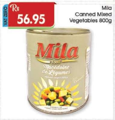 Mila Canned Mixed Vegetables 800g