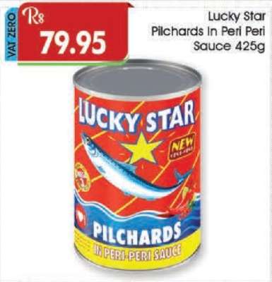 Lucky Star Pilchards In Peri Peri Sauce 425g
