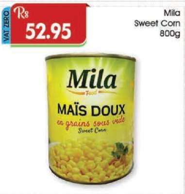Mila Sweet Corn 800g