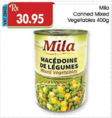 Mila Canned Mixed Vegetables 400g