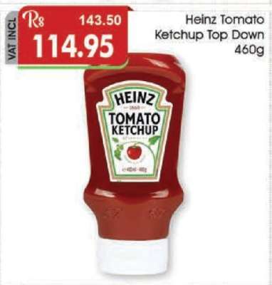 Heinz Tomato Ketchup Top Down 460g