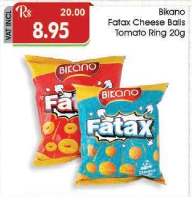 Bikano Fatax Cheese Balls Tomato Ring 20g