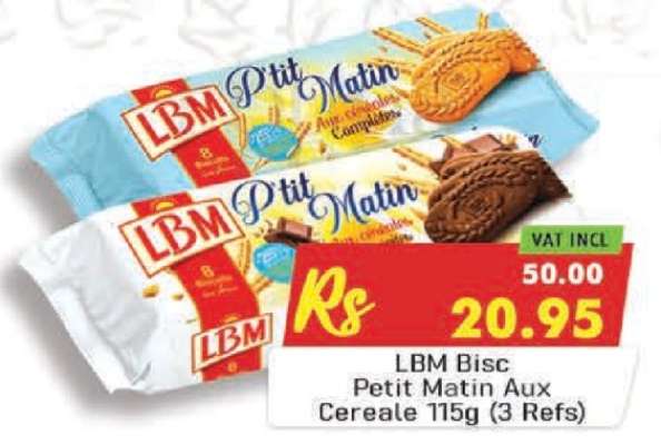 LBM Bisc Petit Matin Aux Cereale 115g (3 Refs)