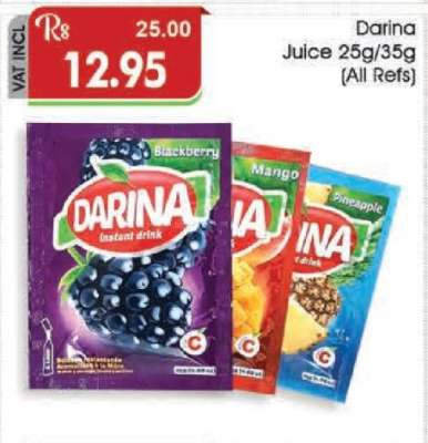 Darina Juice 25g/35g (All Refs)