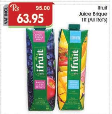 Ifruit Juice Brique 1lt (All Refs)