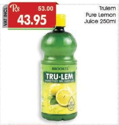 Trulem Pure Lemon Juice 250ml
