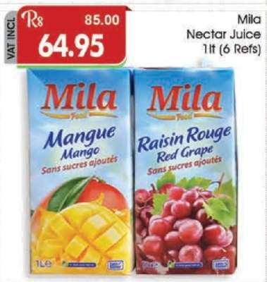 Mila Nectar Juice 1lt (6 Refs)