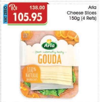Arla Cheese Slices 150g (4 Refs)