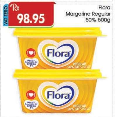Flora Margarine Regular 50% 500g