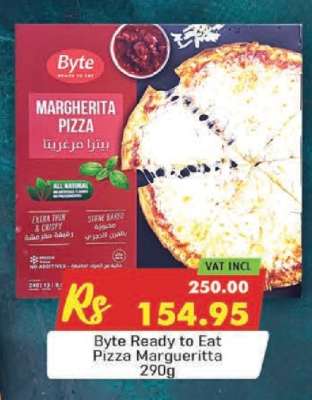 Byte Ready to Eat Pizza Margueritta 290g