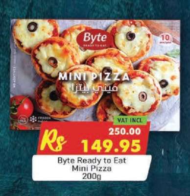 Byte Ready To Eat Mini Pizza 200g