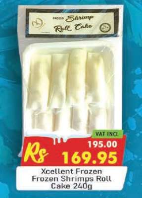 Xcellent Frozen Shrimps Roll Cake 240g