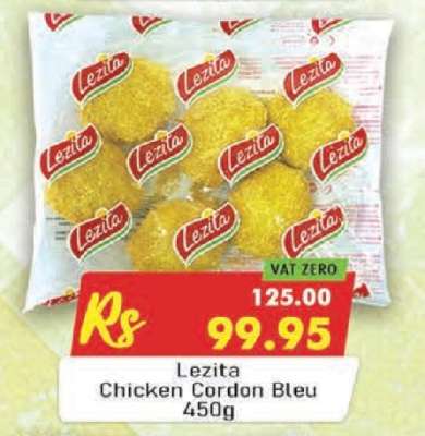 Lezita Chicken Cordon Bleu 450g